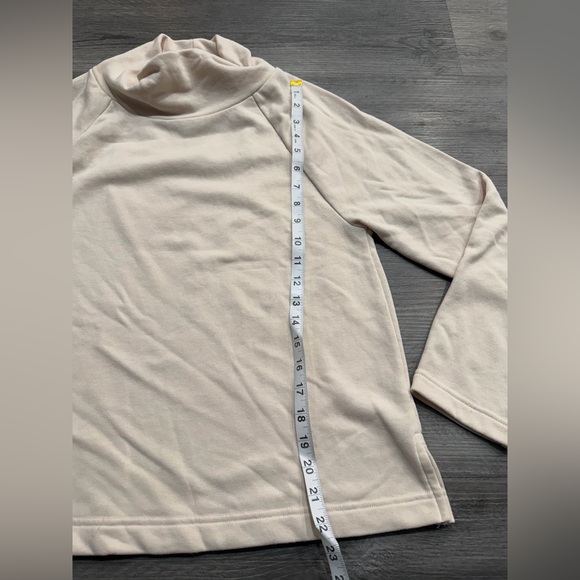 Lou & Grey Soft Cream Terry Turtleneck Sweater - Picture 8 of 8